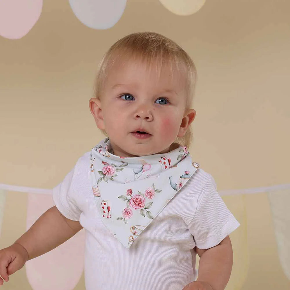 Snuggle Hunny white rabbit dribble bib image 2