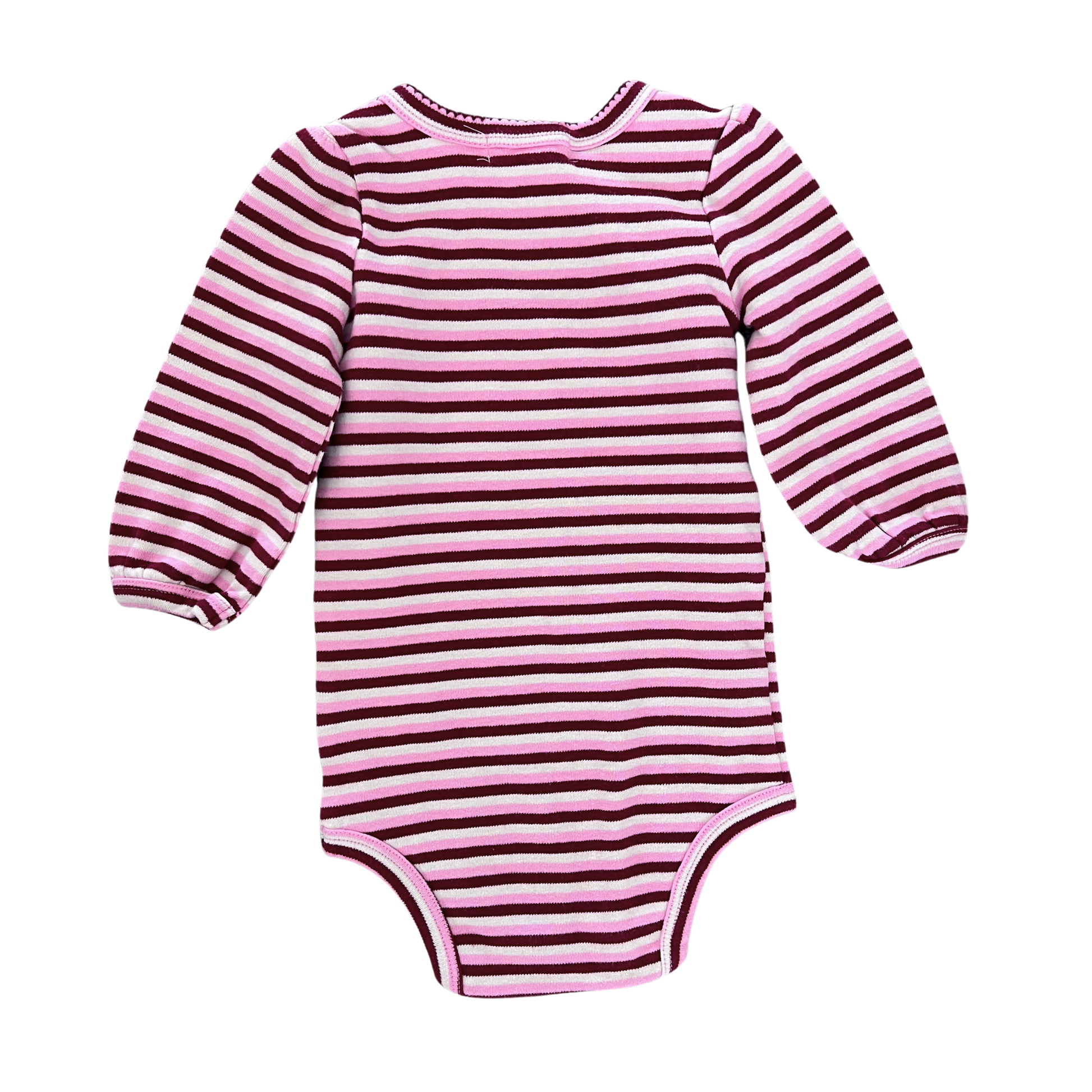 Pumpkin Patch stripe romper - size 1 image 1