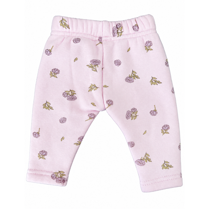 Baby Berry Floral Fleece Leggings - size 0000