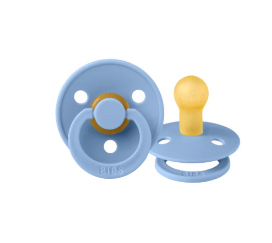 BIBS round dummy 2pk -Sky Blue image 0
