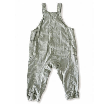 Cotton On Washed khaki dungaree - size 1