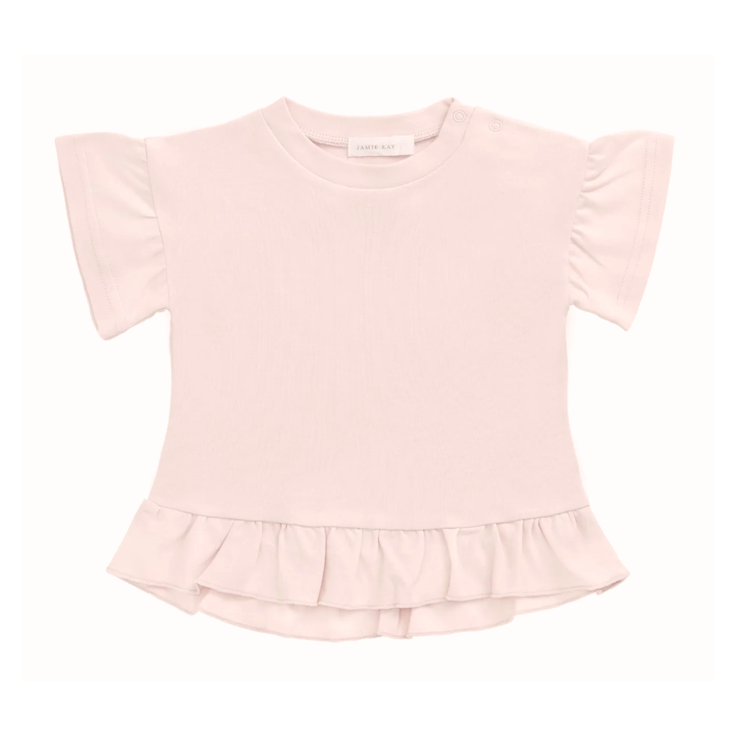 Jamie Kay courtney ruffle top in dainty pink - size 0 image 0