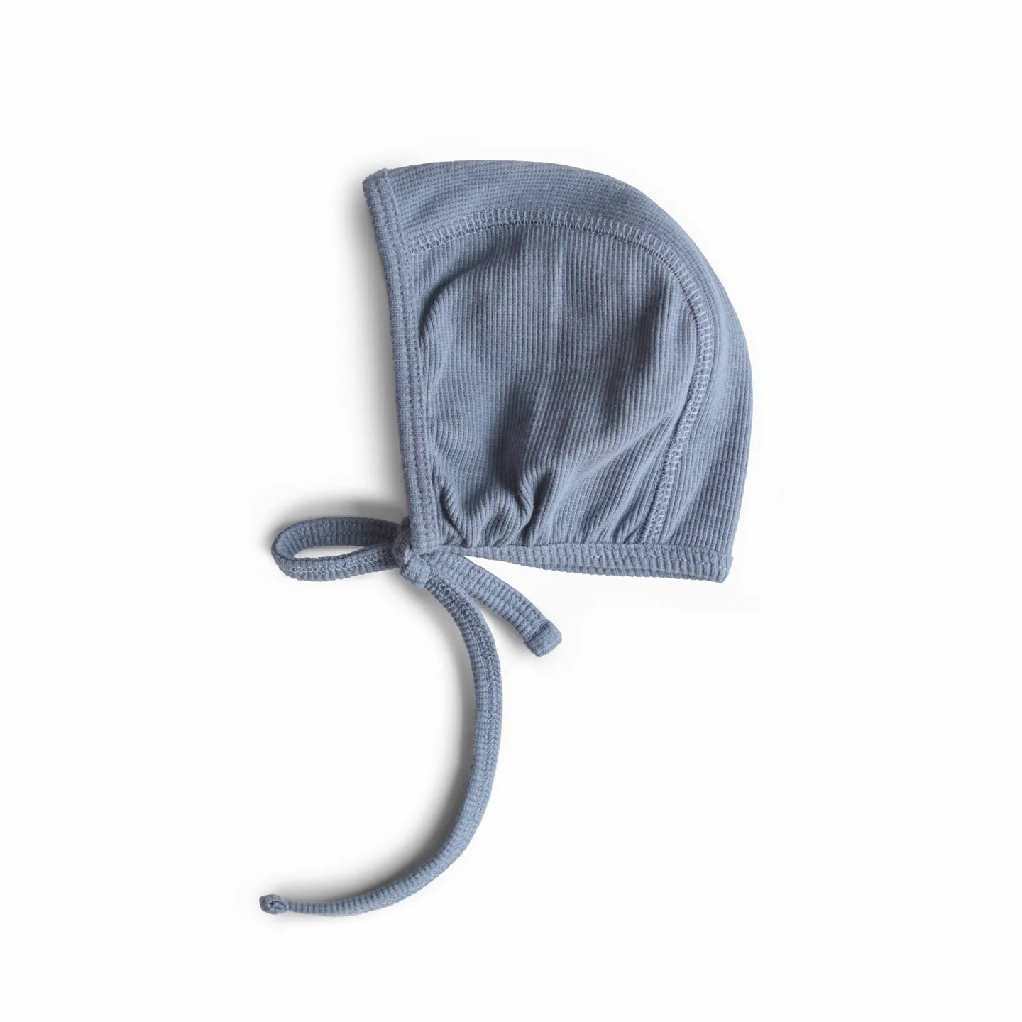 Mushie ribbed baby bonnet - size 000 image 0