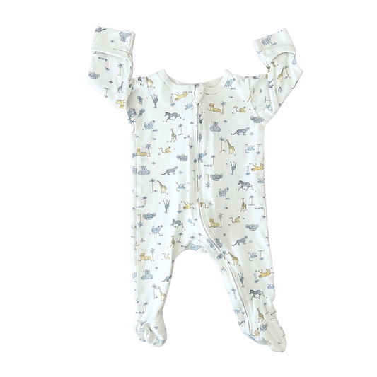 Bebe by Minihaha Safari zipsuit - size 000