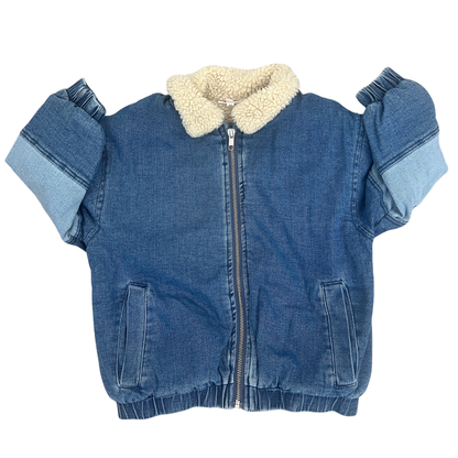Seed Heritage denim bomber jacket - size 3