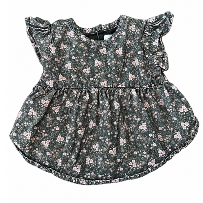 Jamie Kay Pincord Willow Top in Peony Floral - size 000