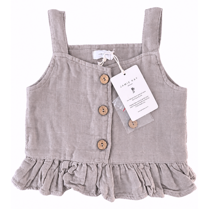 Jamie Kay Muslin Indie Top in Mauve  - size 1