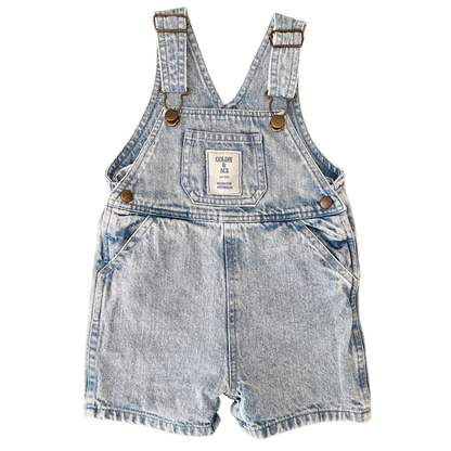 Burton vintage washed denim overalls - size 0