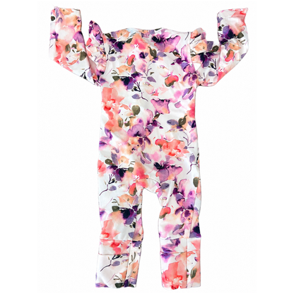 Snuggle Hunny Blushing Beauty Snugglesuit with Frill - size 0000
