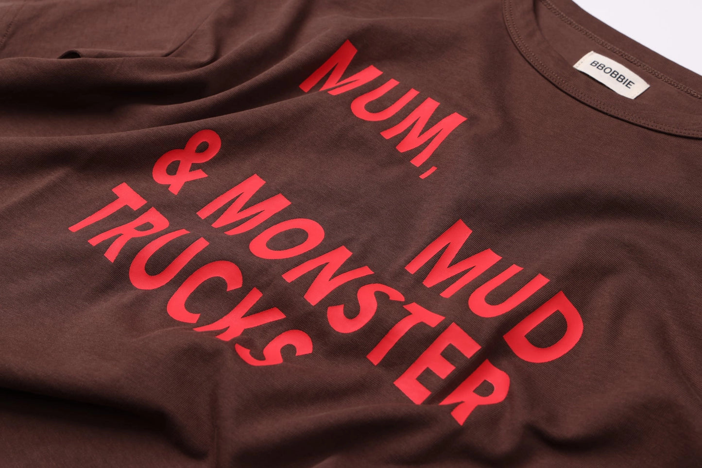Bbobbie mmm tee in brown/red image 5