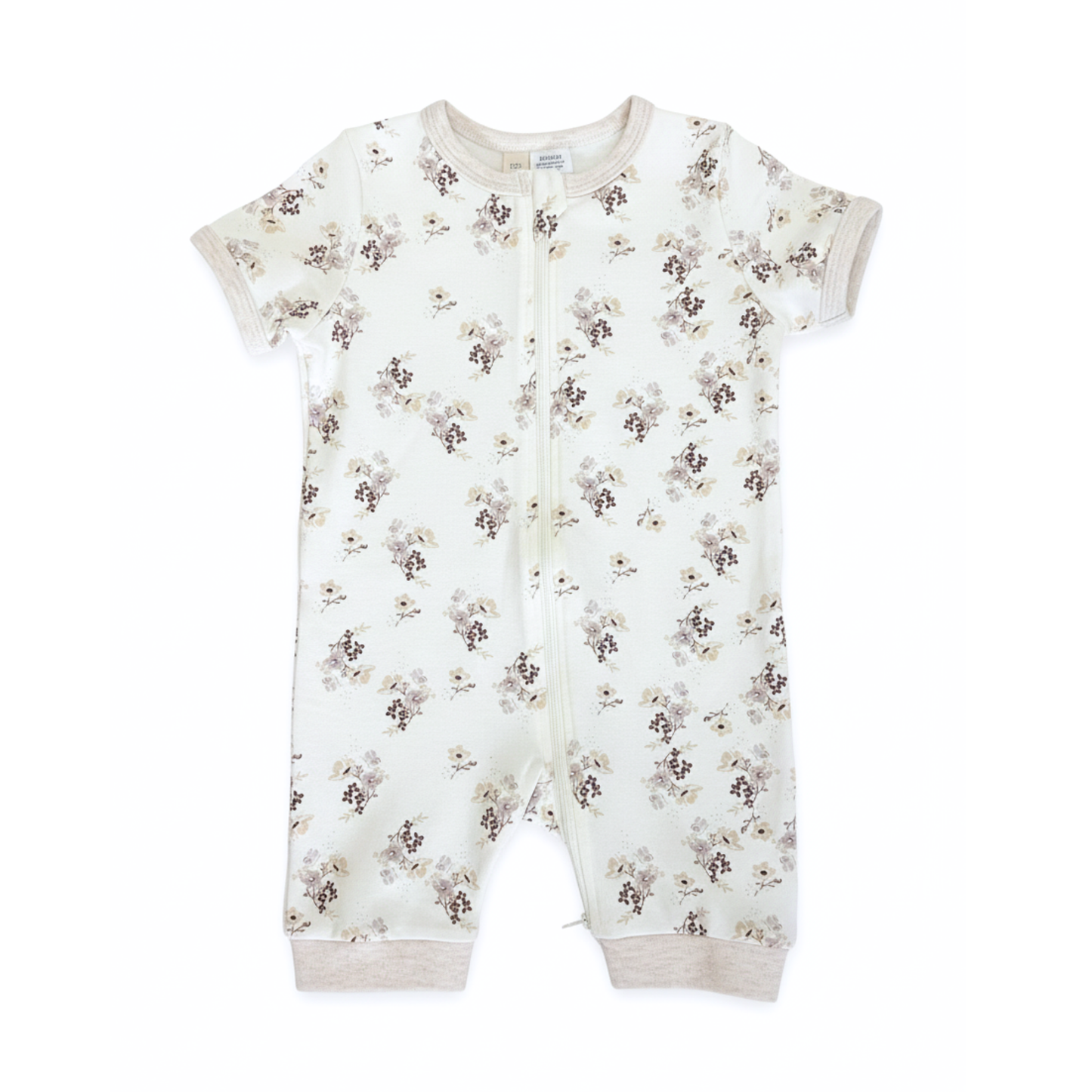 Bencer and Hazelnut posy summer zipsuit - size 1 image 0