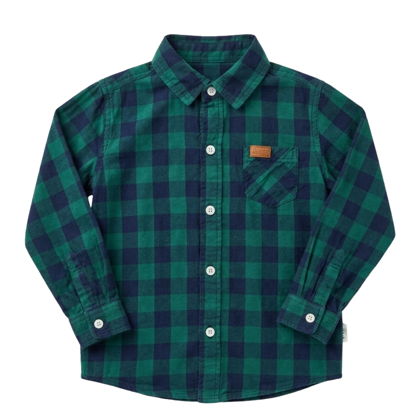 Love Henry green check dress shirt - size 5 image 0