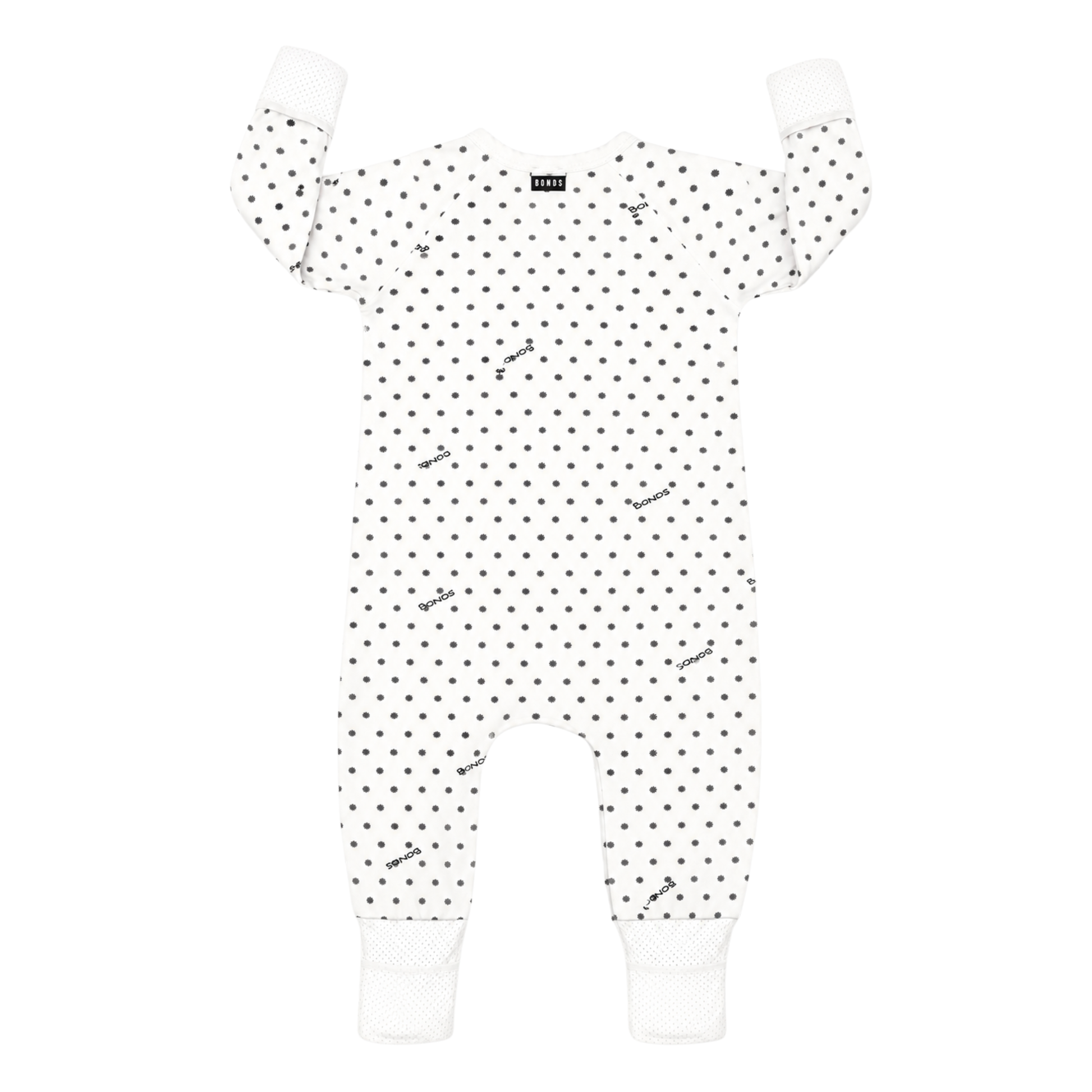 Bonds wondercool zip wondersuit in white - size 00 image 1