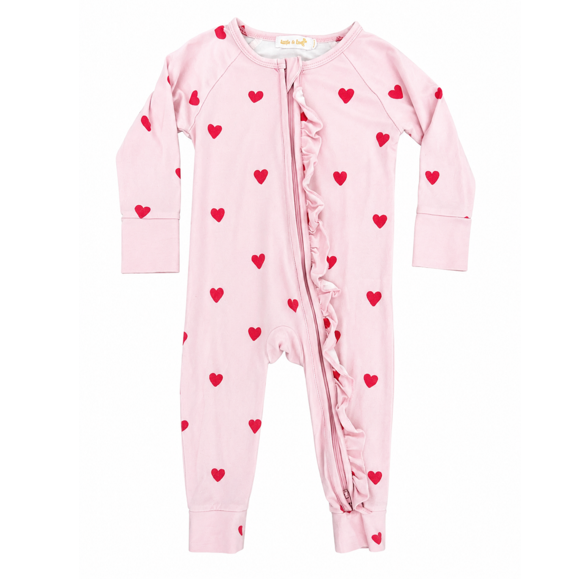 Little and Fern zip frill romper - size 0 image 0