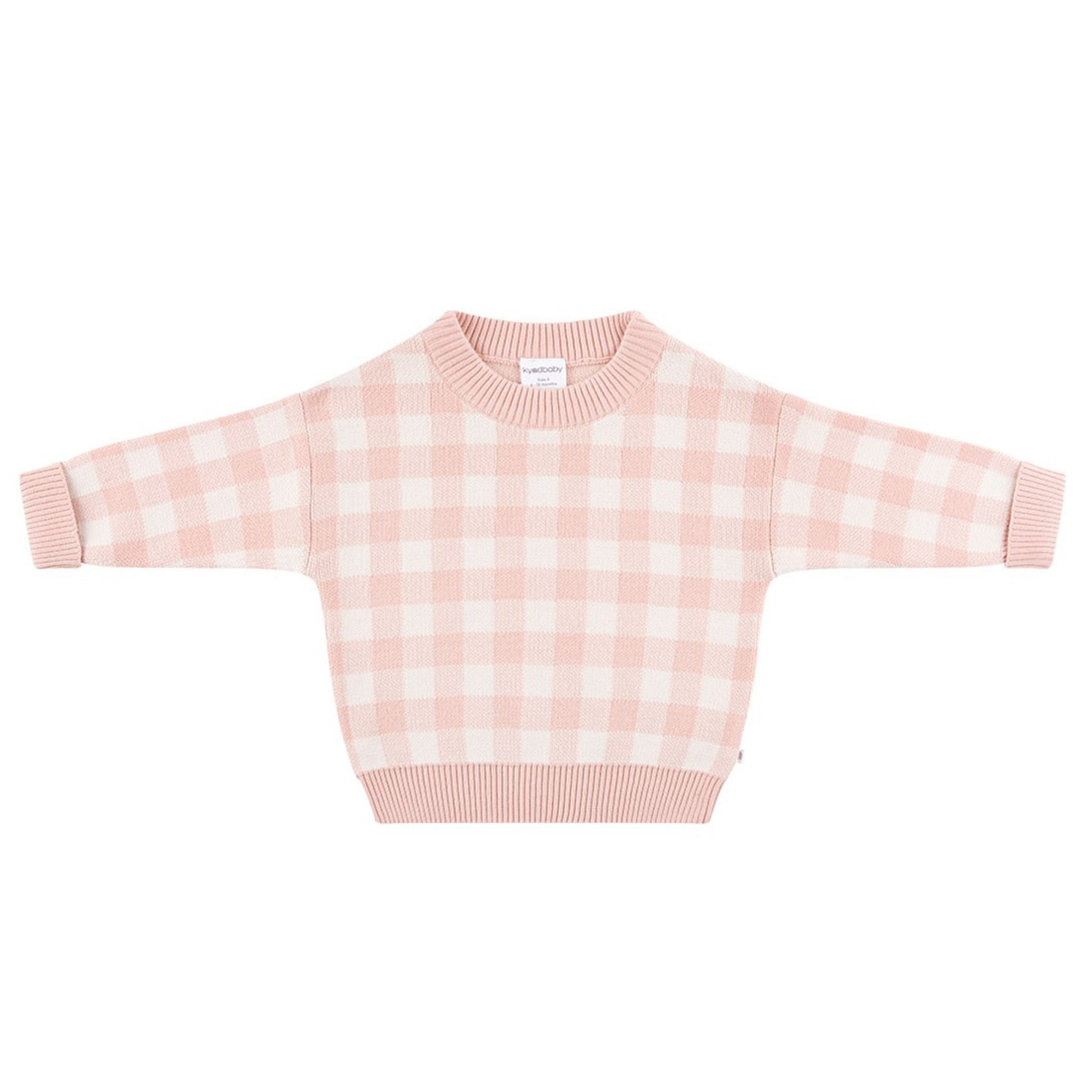 Kynd Baby gingham knit jumper - size 000 image 0