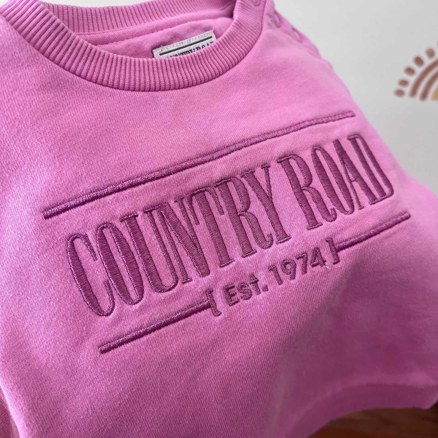 Country Road Heritage sweat in metallic pink - size 0