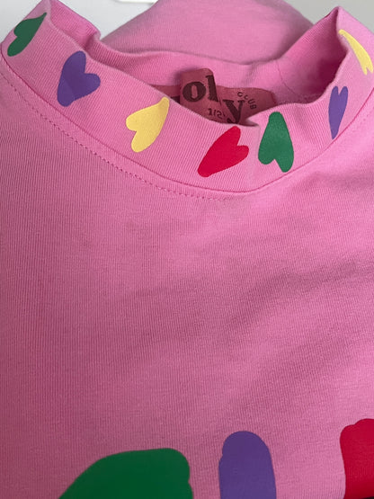 Yolky Club Pink Y Club Tee - size 1-2