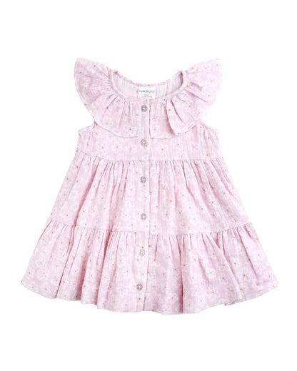 Kynd Baby Frangipani Tiered Dress - size 2