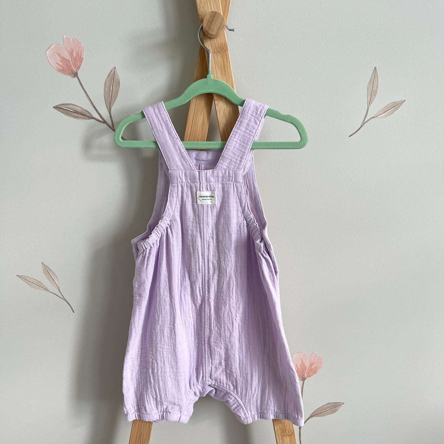 Country Road lilac textured overalls - size 1 image 1