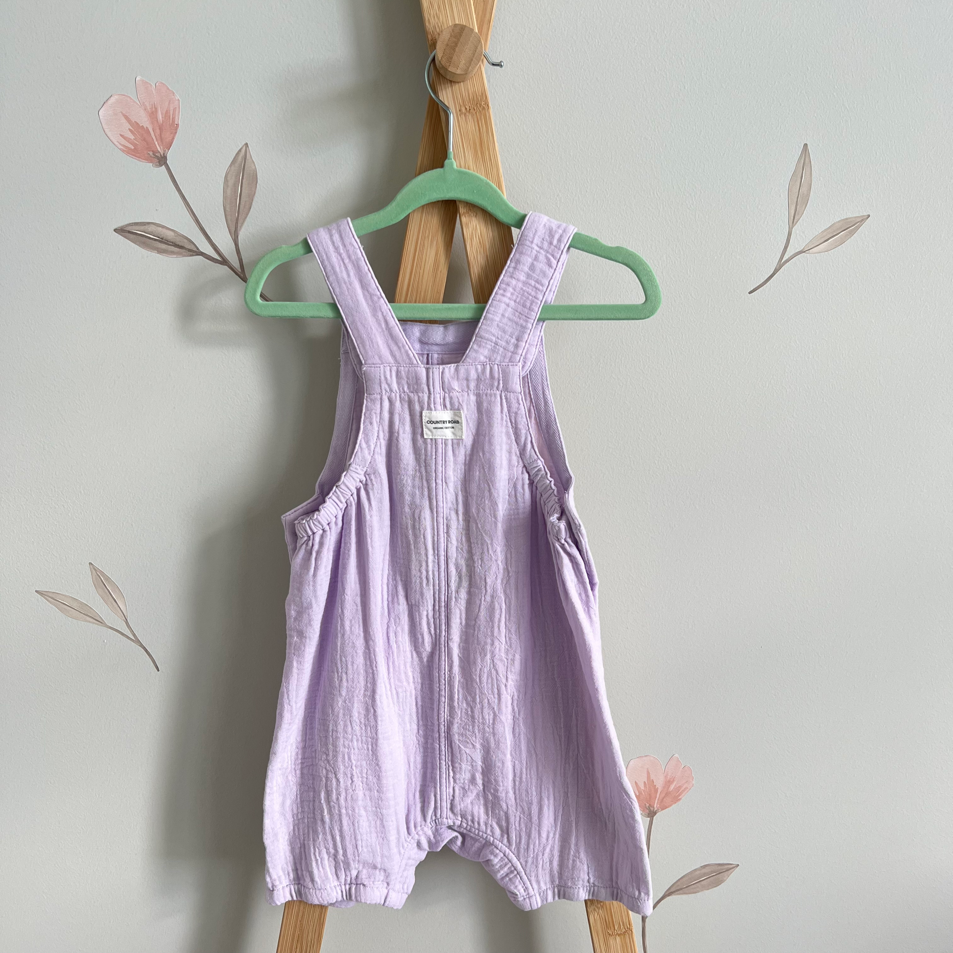 Country Road lilac textured overalls - size 1 image 1