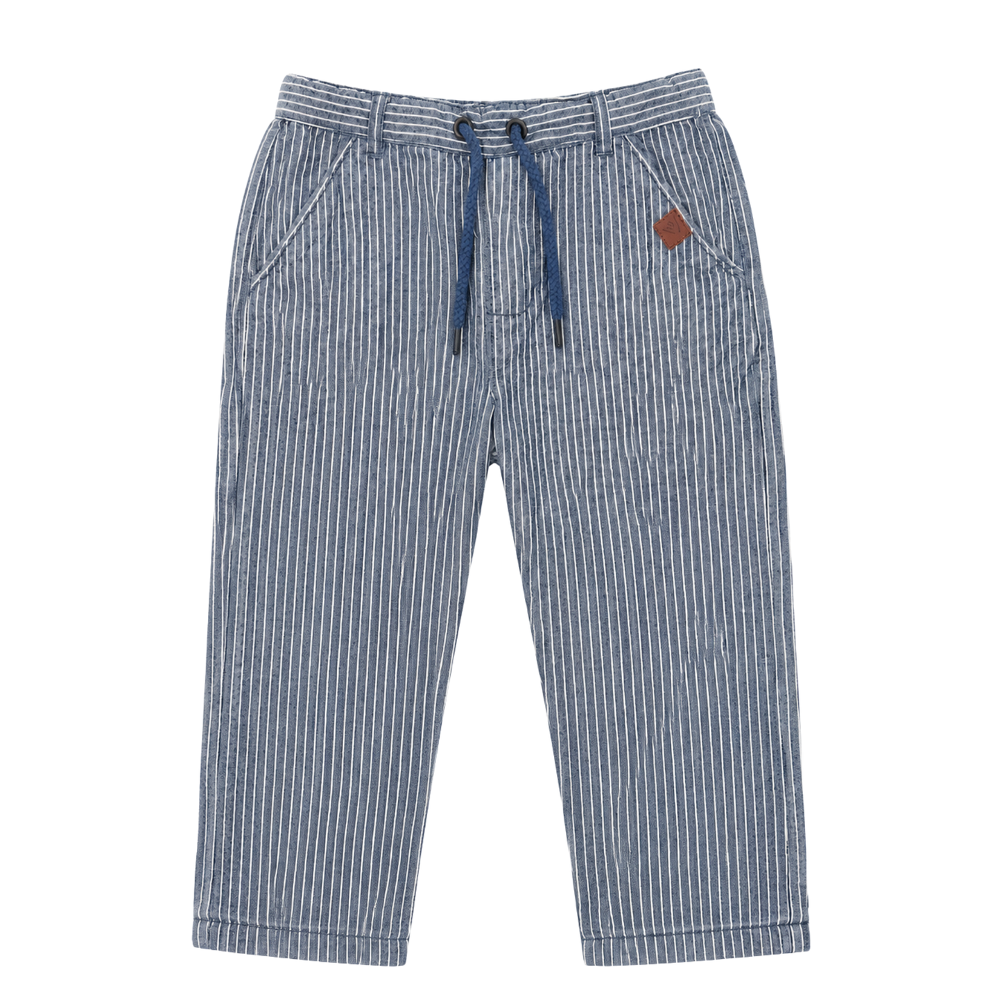 Purebaby striped linen blend pants - size 3 image 0