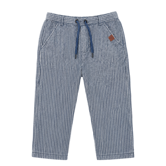 Purebaby striped linen blend pants - size 3 image 0