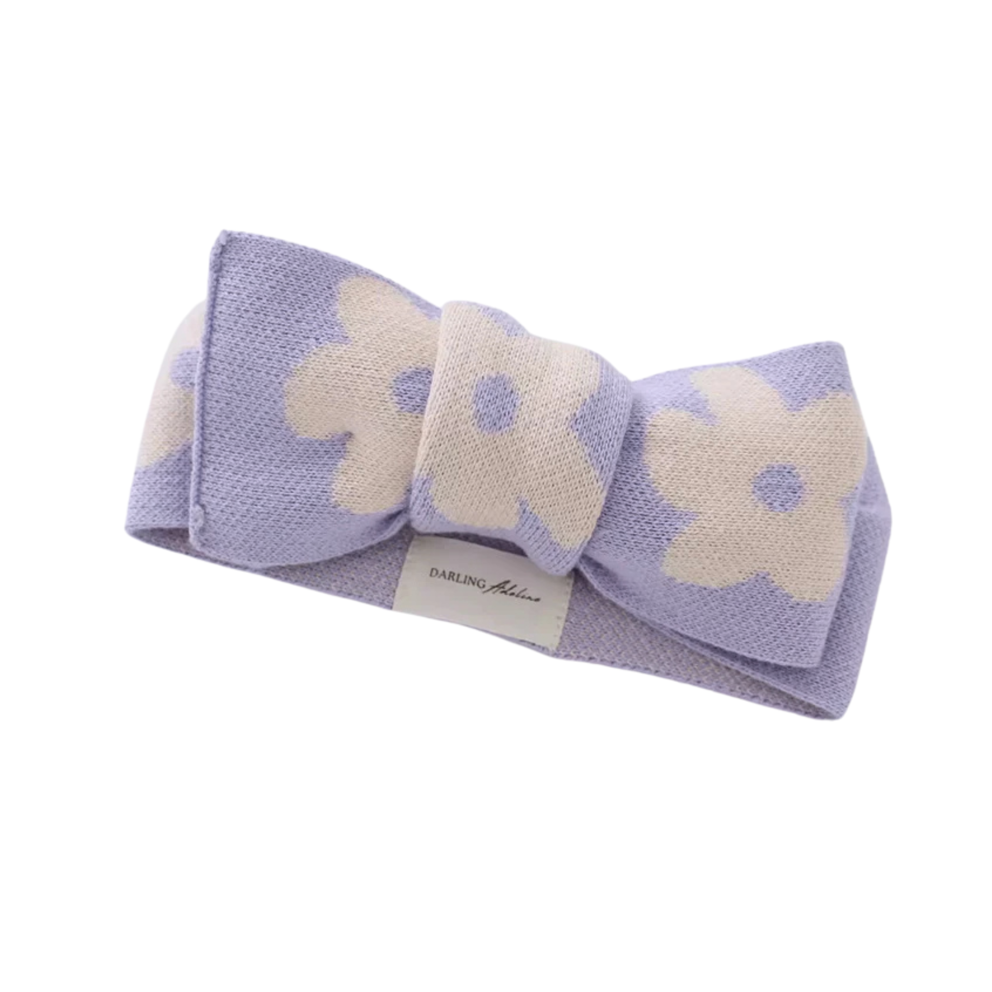 Darling Adeline lilac posy bow (000 - size 1) image 0