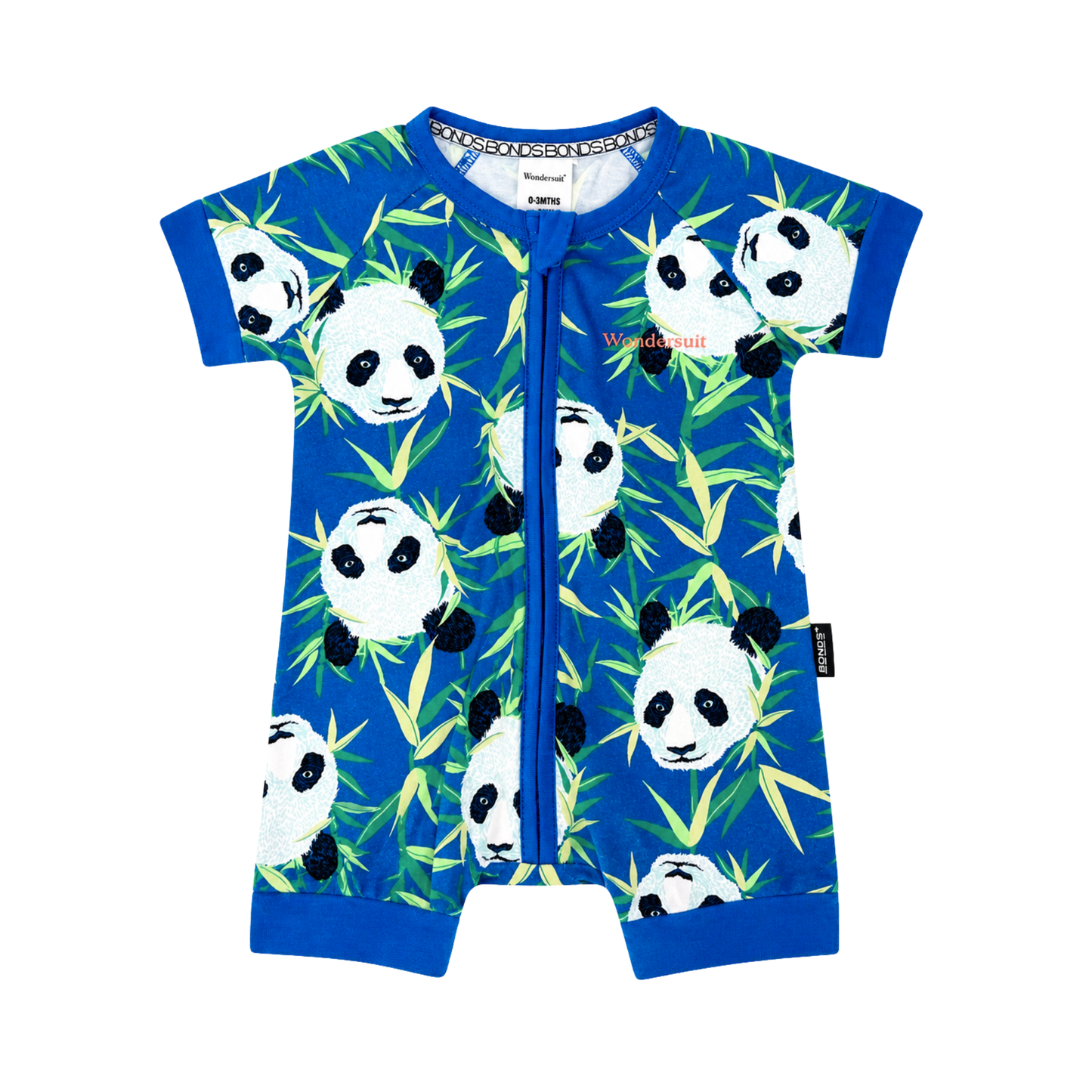 Bonds zip romper in panda print - size 000 image 0