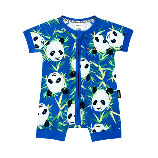 Bonds zip romper in panda print - size 000 image 0