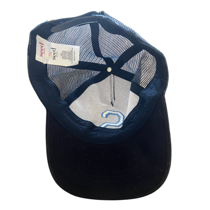 Seed heritage initial 'S' cap in navy - one size image 1