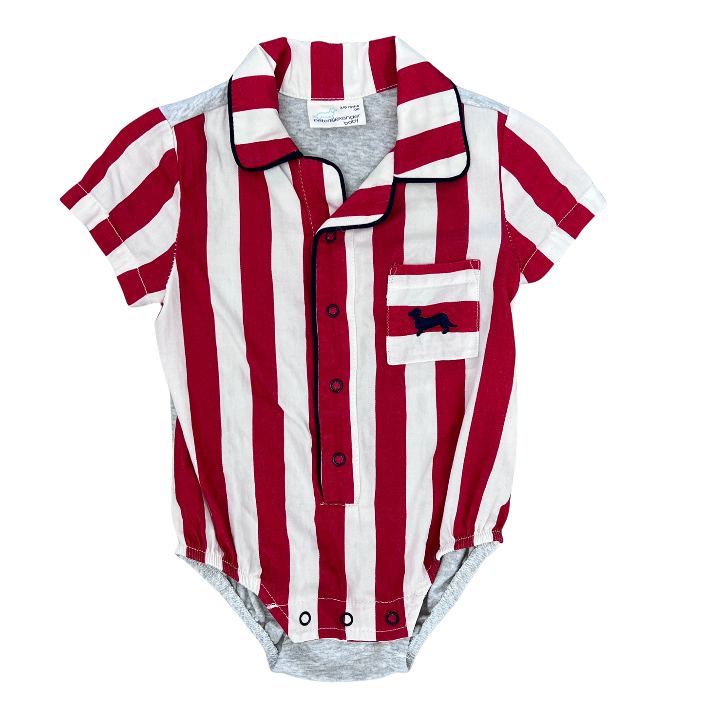 Peter Alexander stripe romper - size 00 image 0