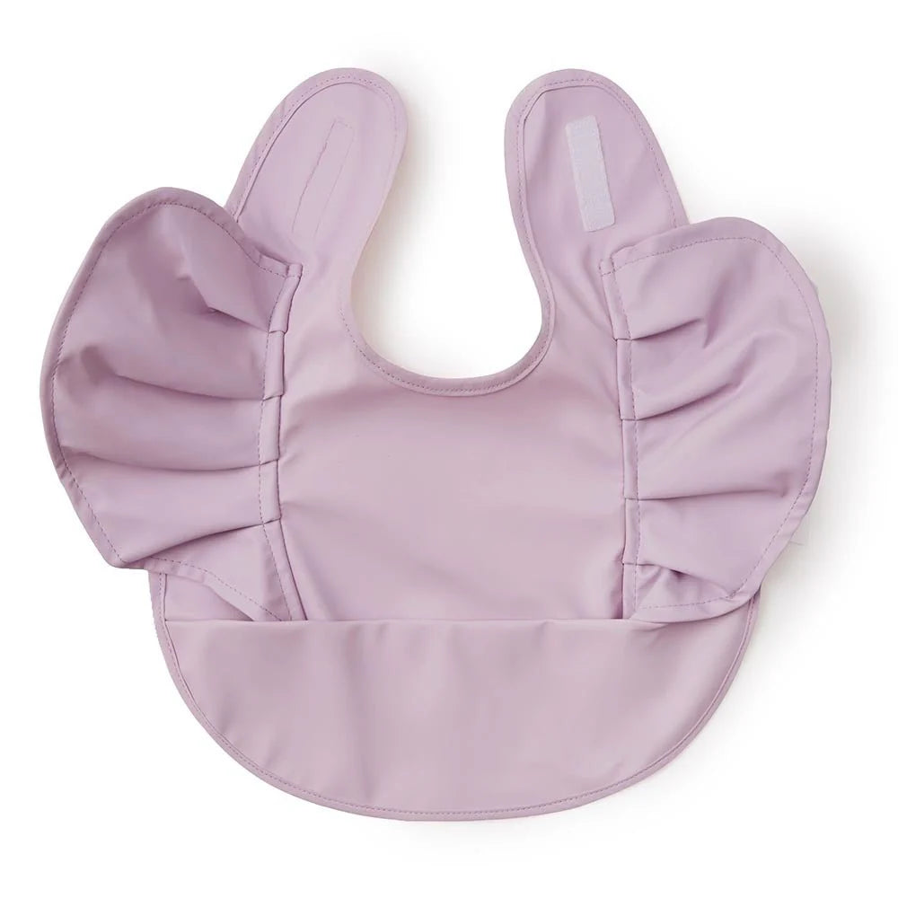 Snuggle Hunny lavender frill snuggle bib image 0