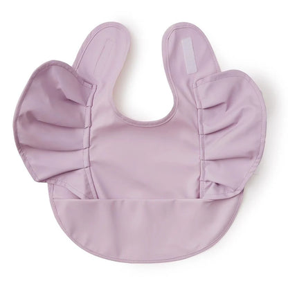 Snuggle Hunny lavender frill snuggle bib image 0