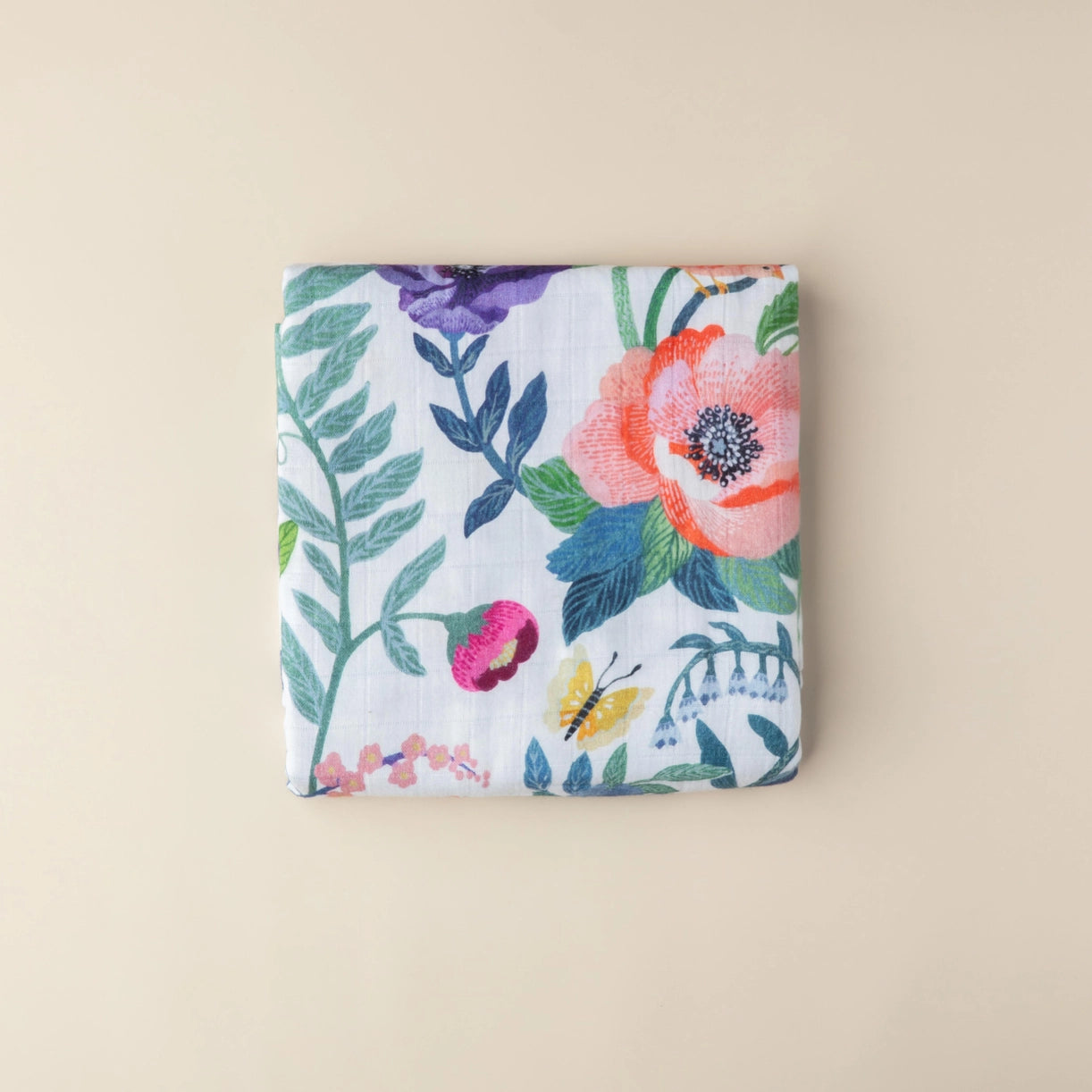 Snug as a Bub & Co summer garden muslin baby swaddle image 2
