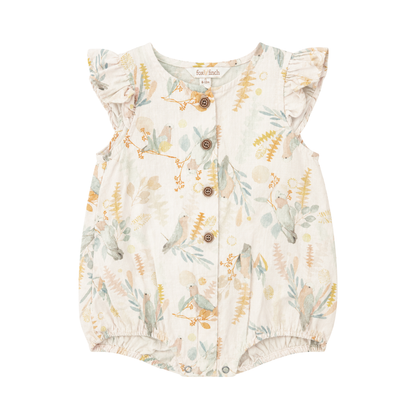 Fox and Finch galah woven bodysuit - size 0 image 0