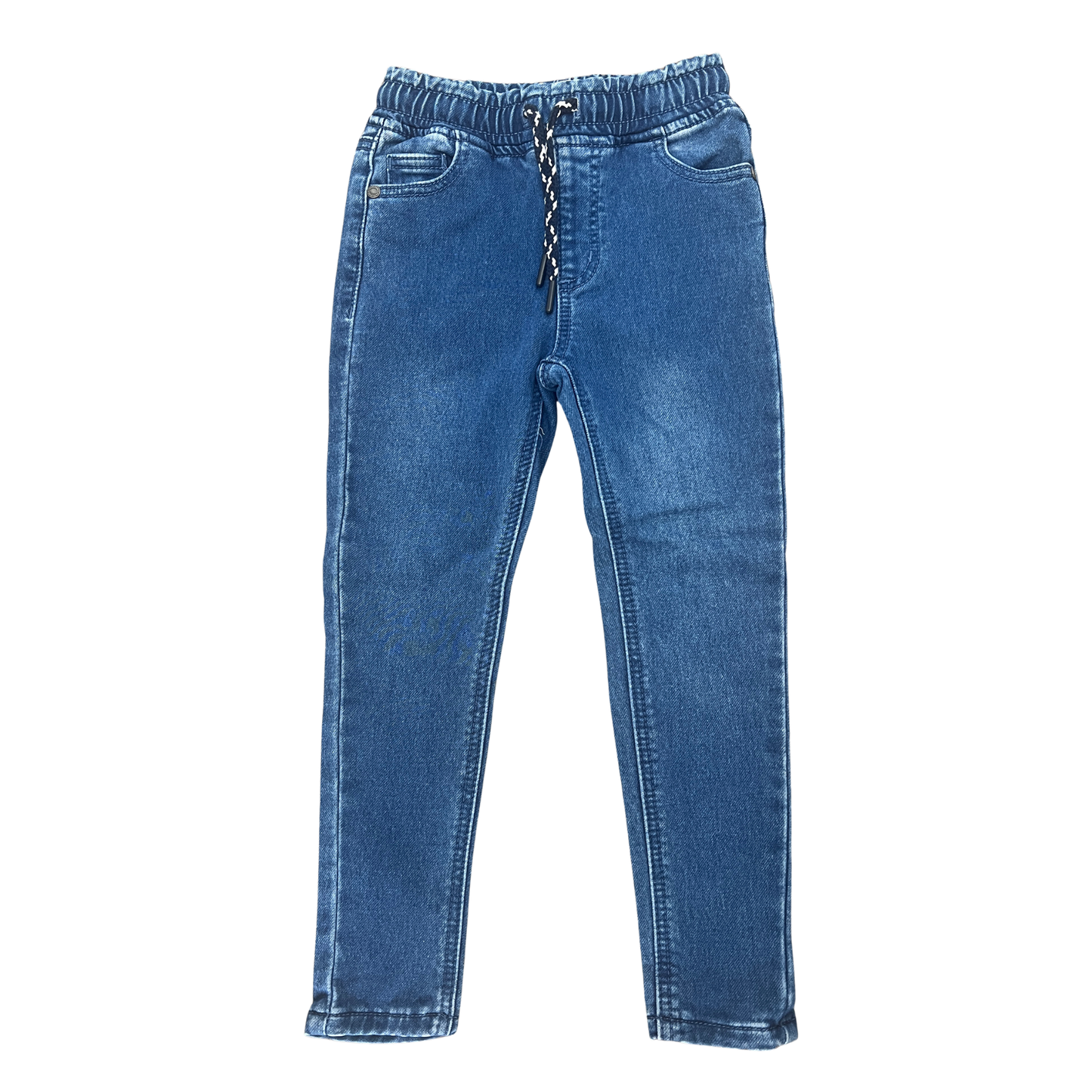 Milkshake pull on knit denim jean in dark blue - size 3 image 0