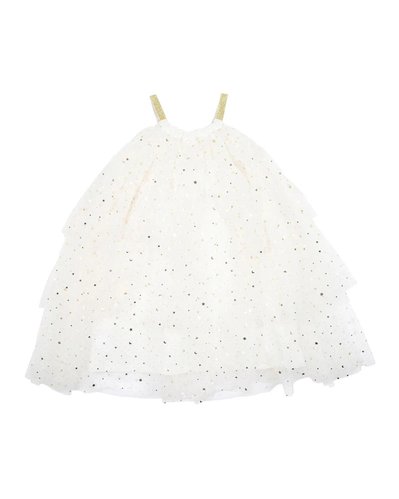 Bebe by Minihaha sparkly tiered dress - size 3 image 1
