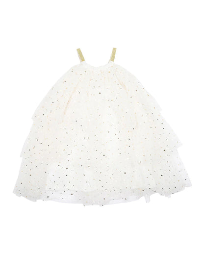 Bebe by Minihaha sparkly tiered dress - size 3 image 1