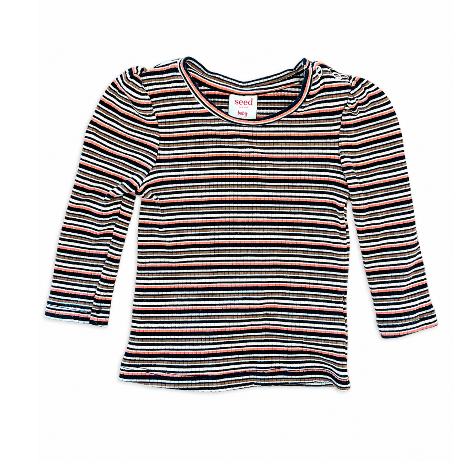 Seed Heritage stripe ribbed top - size 00 image 0
