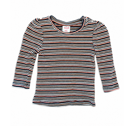 Seed Heritage stripe ribbed top - size 00 image 0