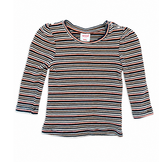 Seed Heritage stripe ribbed top - size 00 image 0
