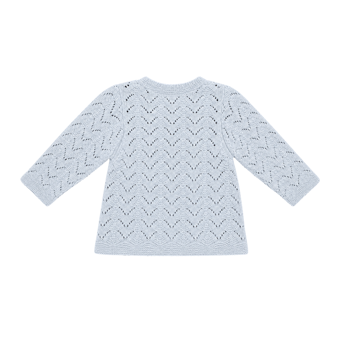 Purebaby knitted cardigan in grey - size 0 image 1