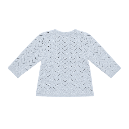 Purebaby knitted cardigan in grey - size 0 image 1