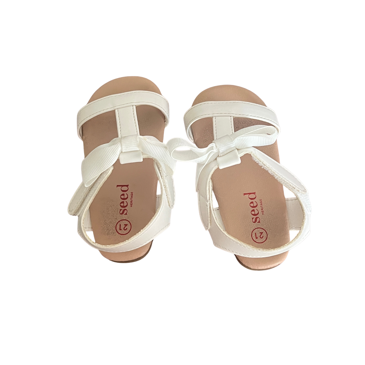 Seed Heritage grosgrain bow sandals - size EU 21 (12-18 months) image 2