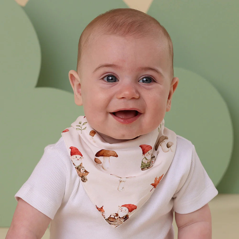 Snuggle Hunny gnomes dribble bib image 2