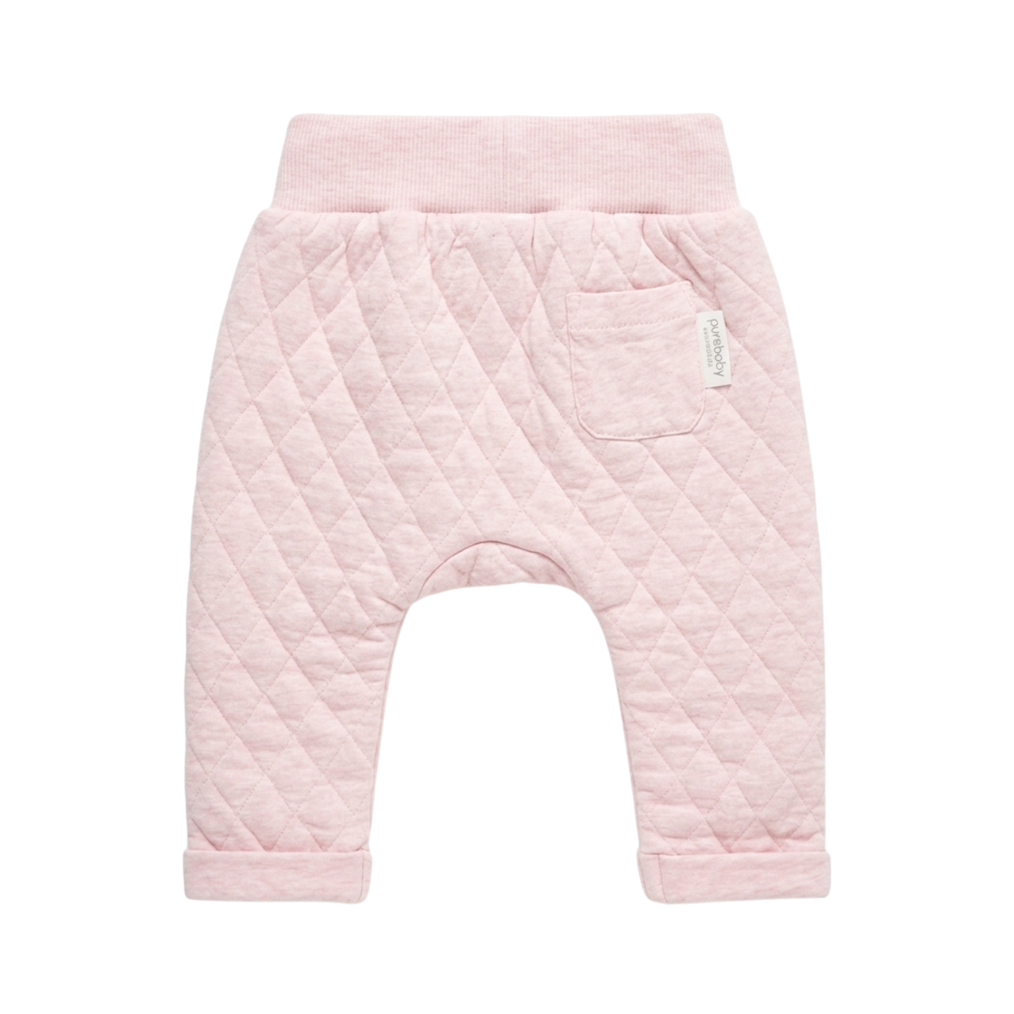 Purebaby quilted pants - size 00 image 1
