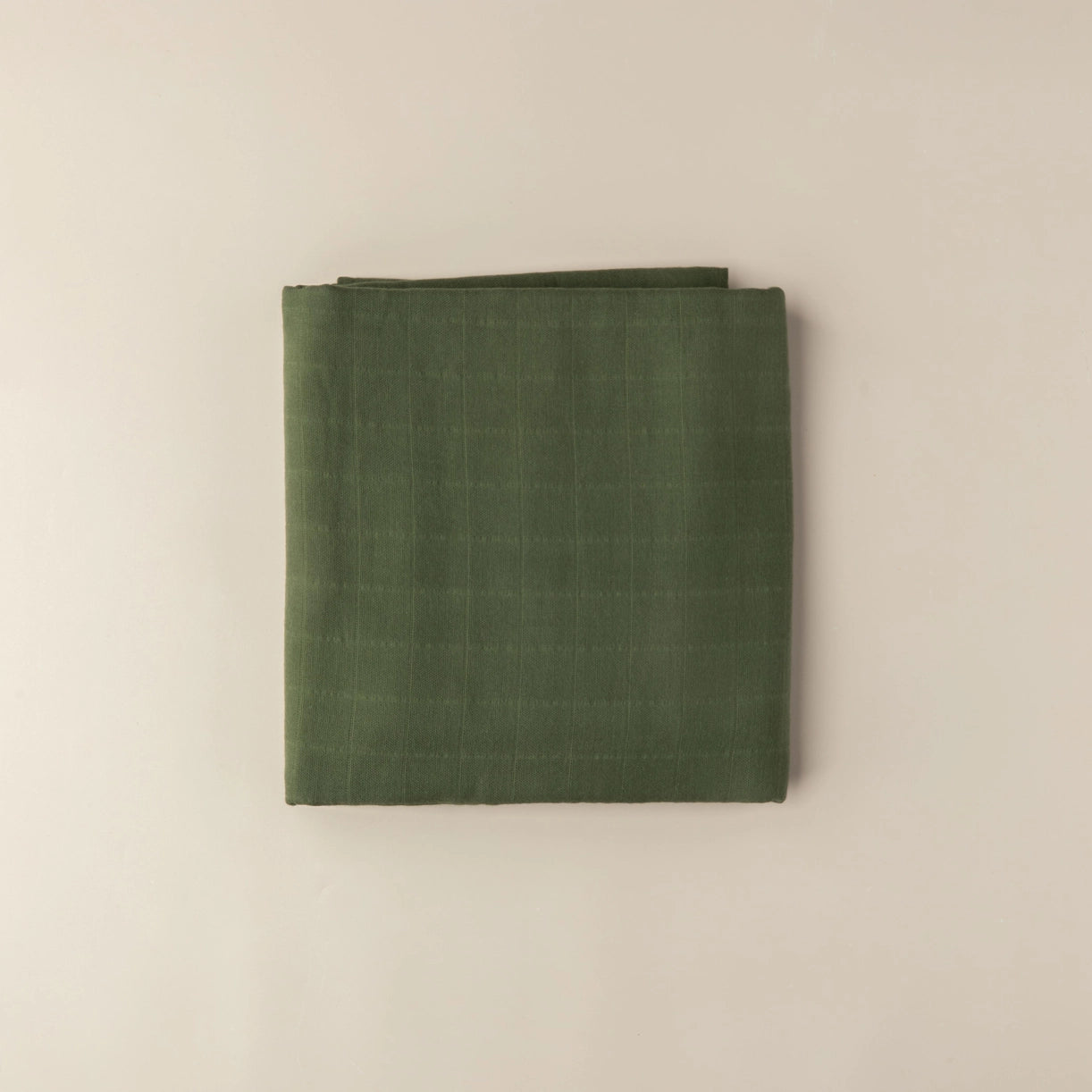 Snug as a Bub & Co olive muslin baby swaddle image 1