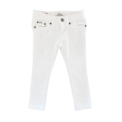 Polo Ralph Lauren white skinny jean - size 2 image 0