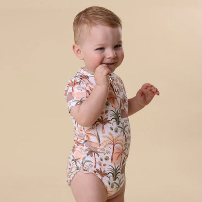 Snuggle Hunny palm springs organic bodysuit - size 000 image 1