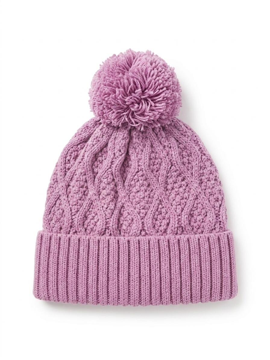 Purebaby cable knit beanie - size NB - 6 months image 0
